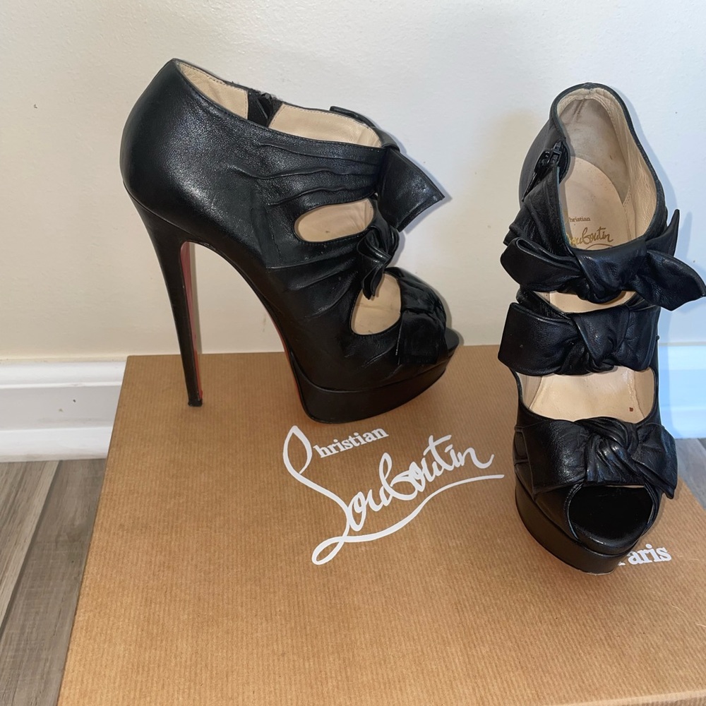 Authentic Christian Louboutin Madame Butterfly Shoes